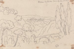Entre Castel del Bosco y La Scala de John Robert Cozens